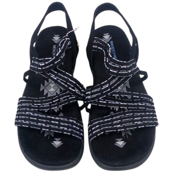 Skechers Reggae Slim Stretch Appeal Sandals Women's Size 6 - Picture 4 of 6